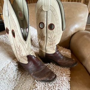 Vintage Custom Olathe buckaroo style riding boots!